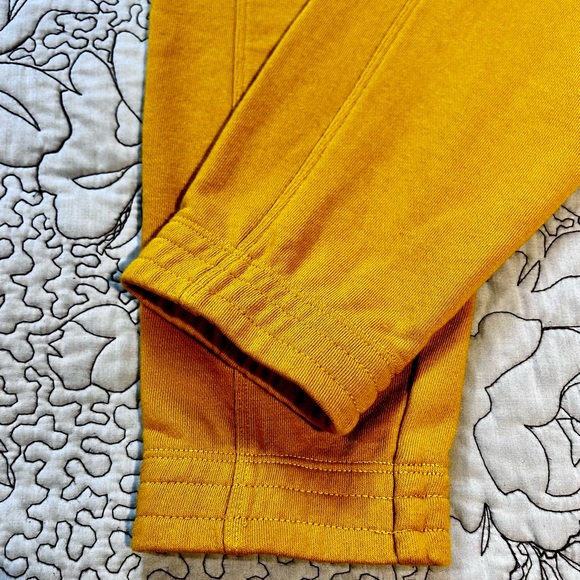 Fabletics Zip Front Pocket Sweat Pants/Joggers in Bright Yellow Sz XS - Picture 7 of 12